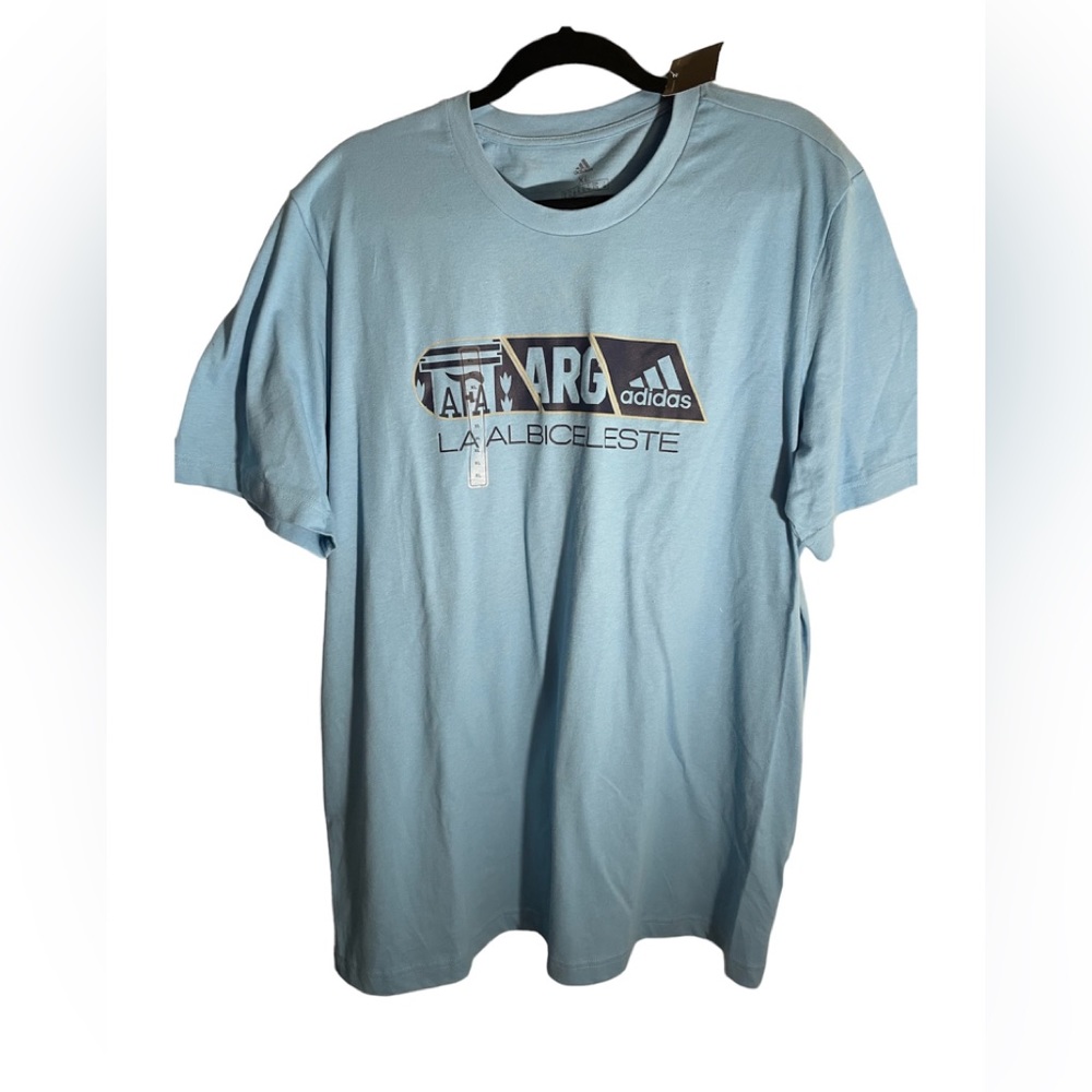 New with tags. Mens Argentina tee. Represent the World Cup champs in this new t!
